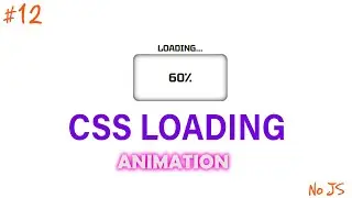 HTML CSS Loading Animation No JS@pinkweb0|html css tutorial