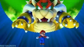 Mario Party 10 - Mushroom Park - Mario vs Wario vs Waluigi vs Luigi (Bowser Party)