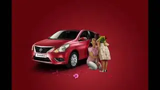 mother day nissan sunny facebook post - photoshop steps