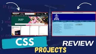 CSS Projects Review | Amazon clone | Pak Navy site clone | Resume