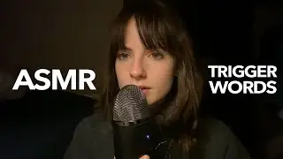 ASMR | Trigger Words 🪐 extremely soft & close up whispering