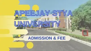 APEEJAY STYA UNIVERSITY, HARYANA | ADMISSION | FEE | COLLEGE REVIEW | VLOG | CareerGuie.com