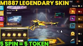M1887 GOLDEN GLARE SKIN || GOLDEN ASCENSION EVENT FREE FIRE || M1887 LEGENDARY SKIN