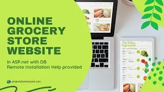 Online Grocery Store Shopping Project Website in ASP.Net with C#.Net | Grocery Store Website