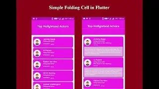 Simple Folding Cell in Flutter || Amazevalley