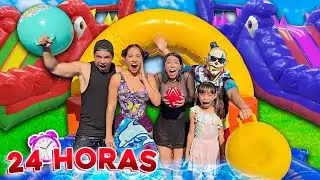 NOS TIRAMOS DE UN TOBOGÁN INFLABLE GIGANTE LLENO DE ESPUMA 😱🌊| Karla Bustillos