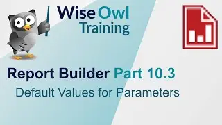 SSRS Report Builder Part 10.3 - Default Values for Parameters