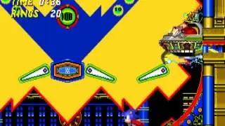 Sonic 2 - Casino Night Zone Act 2 - 50 seconds