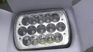 89 Jeep Cherokee LED headlights conversion