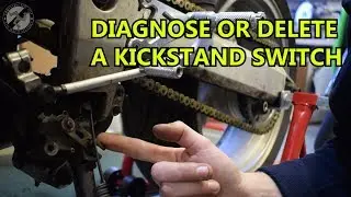 How To Fix Kickstand Switch / Delete It - Track Bike Build Part 2