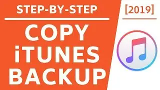 Copy iTunes Backup to External Hard Drive! [2019] [4K]