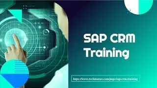 SAP CRM Training – SAP CRM Online Training (SAP CRM Certification Tips) SAP CRM Course