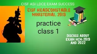 CISF Headconstable Ministerial 2019practice class 1@cisfasildceexamsuccess2304