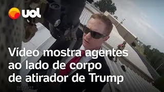 Atentado contra Trump: Vídeo mostra agentes ao lado de corpo de atirador após crime; imagem forte