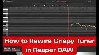 How to ReWire Brainworx Crispytuner with Reaper - easy fix.