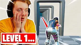 I spent 90 MINUTES on level ONE in this Deathrun.... (Fortnite Creative)