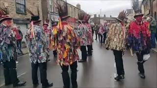 Whittlesea.Straw Bear Festival. 14 January 2023г.Фестиваль соломенных медведей в Уиттлси 14.01.2023