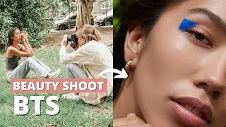 Easy & Simple Outdoor Beauty Shoot BTS [Natural Light Beauty Photography] - Behind The Scenes