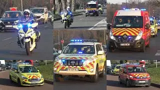 [Massive Escort] Ambulances et SAMU escortés par la Police Nationale vers la CHU de Lille