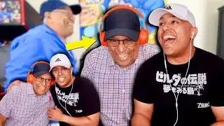 REACTING TO SKITS WITH MY DAD.. WITH MY DAD!! [HILARIOUS!]