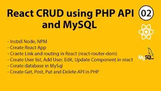 Navigation Link and Handle Routing || React CRUD Using PHP API and MySQL - 02