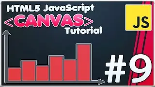 CANVAS Creating Data Graphes & Diagrams | HTML5 Canvas JavaScript Tutorial [#9]