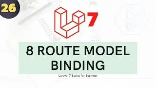 26  Laravel 7 for beginner   Todo List Mini Project 8 | Route Model Binding