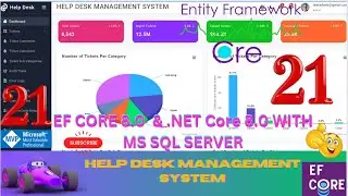 EP 21 Help Desk Management System  EF Core  NET Core ll.NET 8.0 Tickets, Users, Roles, Audit Logs 🚀💥