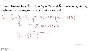 6  Unit vector method of finding sum of vectors(part 2)