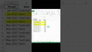 filter data by color in excel | data filter | excel video | urdu tutorial | #excel | #shorts