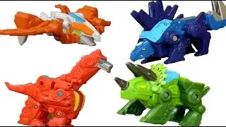 Full Set Dinobots Trasformers Rescue Bots - Unbox/Review - Blades, Boulder, Heatwave and Chase