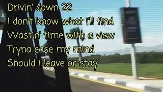 Alone in my car with Lyrics