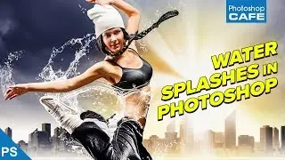 Make WATER SPLASHES in PHOTOSHOP | Photoshop tutorial (2018)