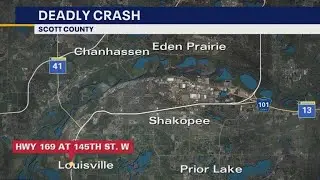 Driver in single-vehicle crash walks onto road, struck by passing driver near Shakopee