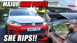 FIXING A WRECKED MK7.5 VW GOLF GTI - PART2 | FIRST DRIVE...SHE'S BUILT!!!!