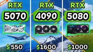 RTX 5070 vs 5080 vs 4090:  Nvidia LIED about 5070! 👎👎😒