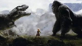 Kong vs 3 T-Rex ,King Kong 2005