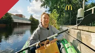 The worlds only float-through McDonalds