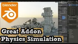 Blender Addon for Physics Simulations l RBDLab Addon