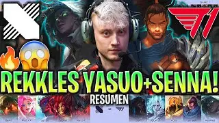 T1 REKKLES JUEGA YASUO + SENNA COMBO! | DRX vs T1 Academy Resumen Completo LCK CL SUMMER 2024