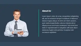 Create Responsive About Us Page in HTML And CSS Only | About Us Page Using Only HTML And CSS