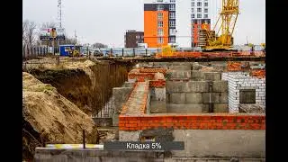Отчет о ходе строительства ЖК Мега 5 очередь. Октябрь 2022 г