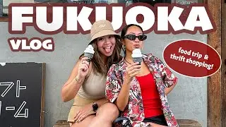 Japan Vlog: Food Trip + Thrift Shopping in Fukuoka! | Laureen Uy