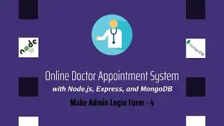 Node JS MongoDB Online Doctor Appointment Management System - Make Admin Login Form - 4