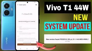 Vivo T1 44W New System Update|| April Month Security Patch Update|By HM Technical