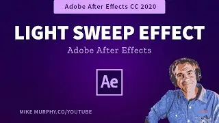 After Effects: How To Add CC Light Sweep Effect