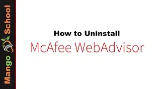 I cant Uninstall McAfee WebAdvisor ... (The Solution)