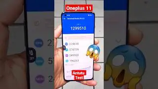 13lakhs Antutu score OMG Highest Score #oneplus11