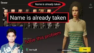 Name Is Already Taken Pubg Problem Solved Hindi | How to solve name is already taken on pubg game