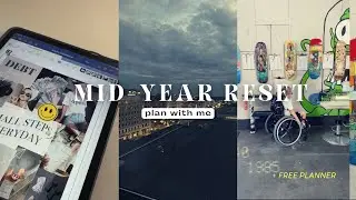 PLAN WITH ME | MID-YEAR RESET | FREE GOODNOTES 2023 DIGITAL PLANNER